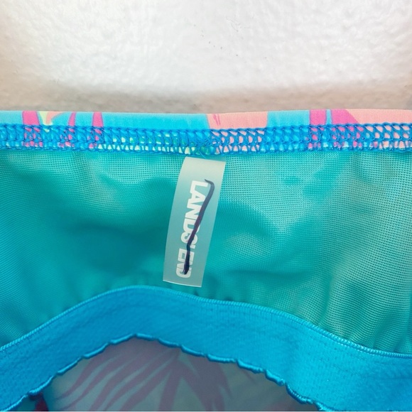 Land's End Tropical Tankini Square Neck Top - Picture 5 of 6